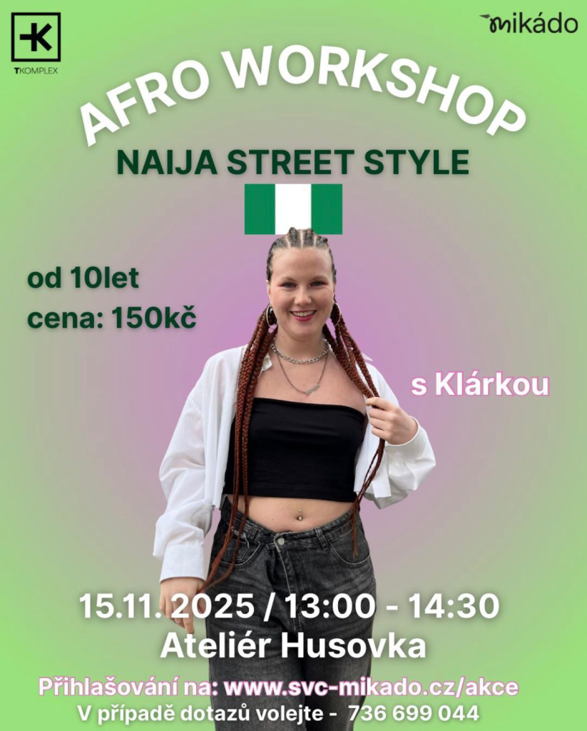 Taneční workshop Afro s Klárkou