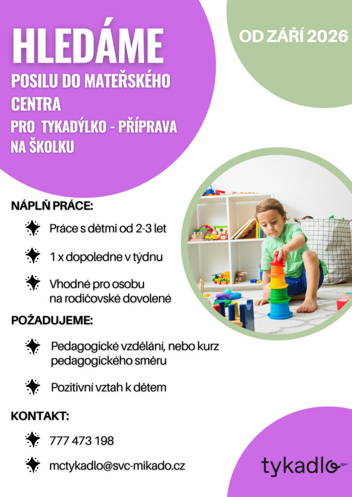 Hledáme posilu do MC Tykadlo!