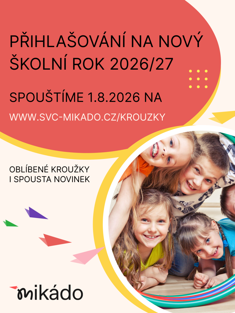 Přihlašování na kroužky na nový školní rok 2026/27