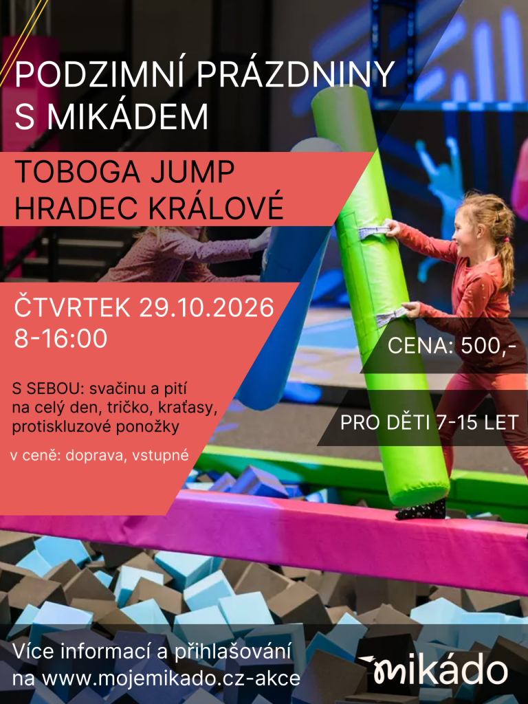 Podzimní prázdniny - Toboga jump H.K.