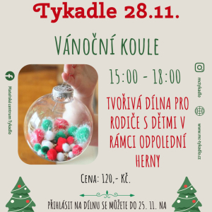 Adventní dílna v Tykadle