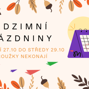 Podzimní prázdniny