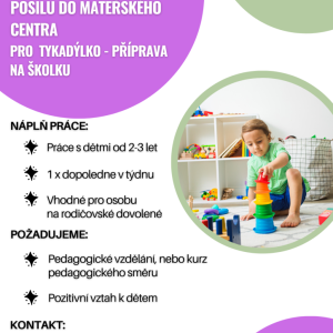 Hledáme posilu do MC Tykadlo!