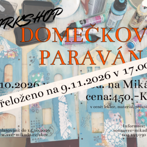 Workshop Domečkový paraván